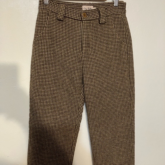 Cry Baby Pants - Cry Baby M houndstooth wool blend lined pedal pushers retro styling 1950’s